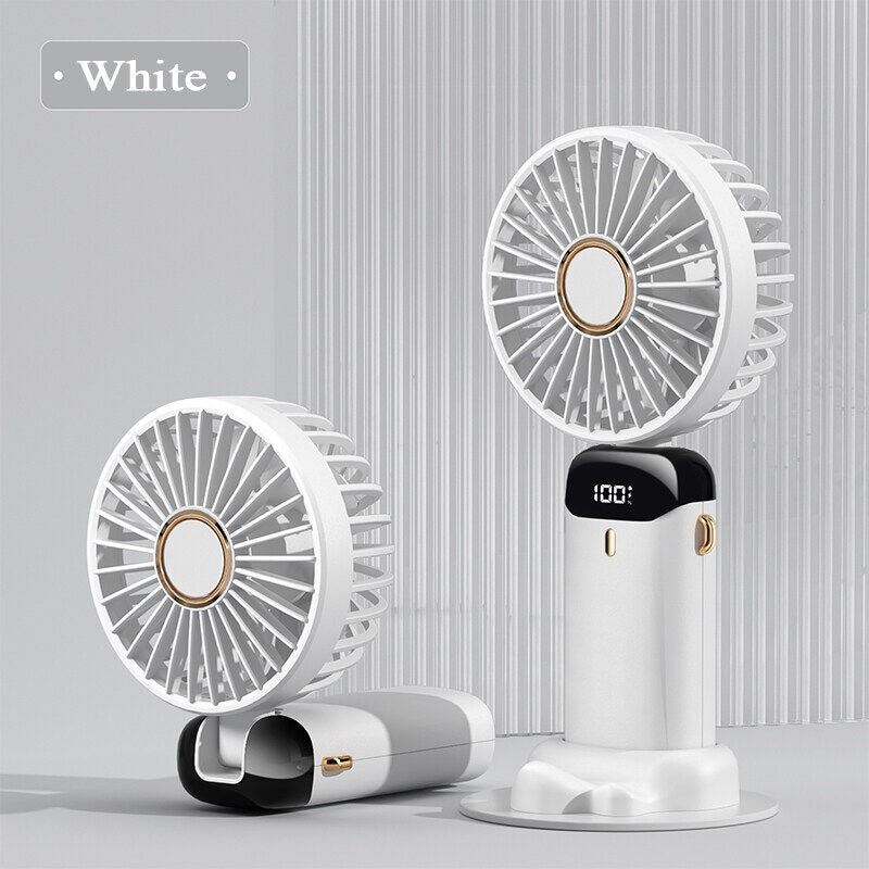 Portable Mini Fan - Digital Display