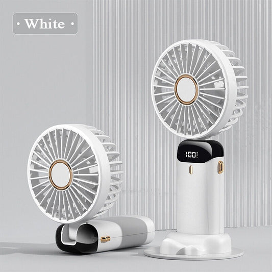 Portable Mini Fan - Digital Display