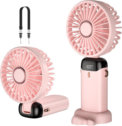 Portable Mini Fan - Digital Display